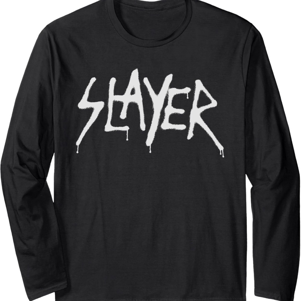 Slayer s-m Ling sleeve band T shirt - Picture 3 of 4